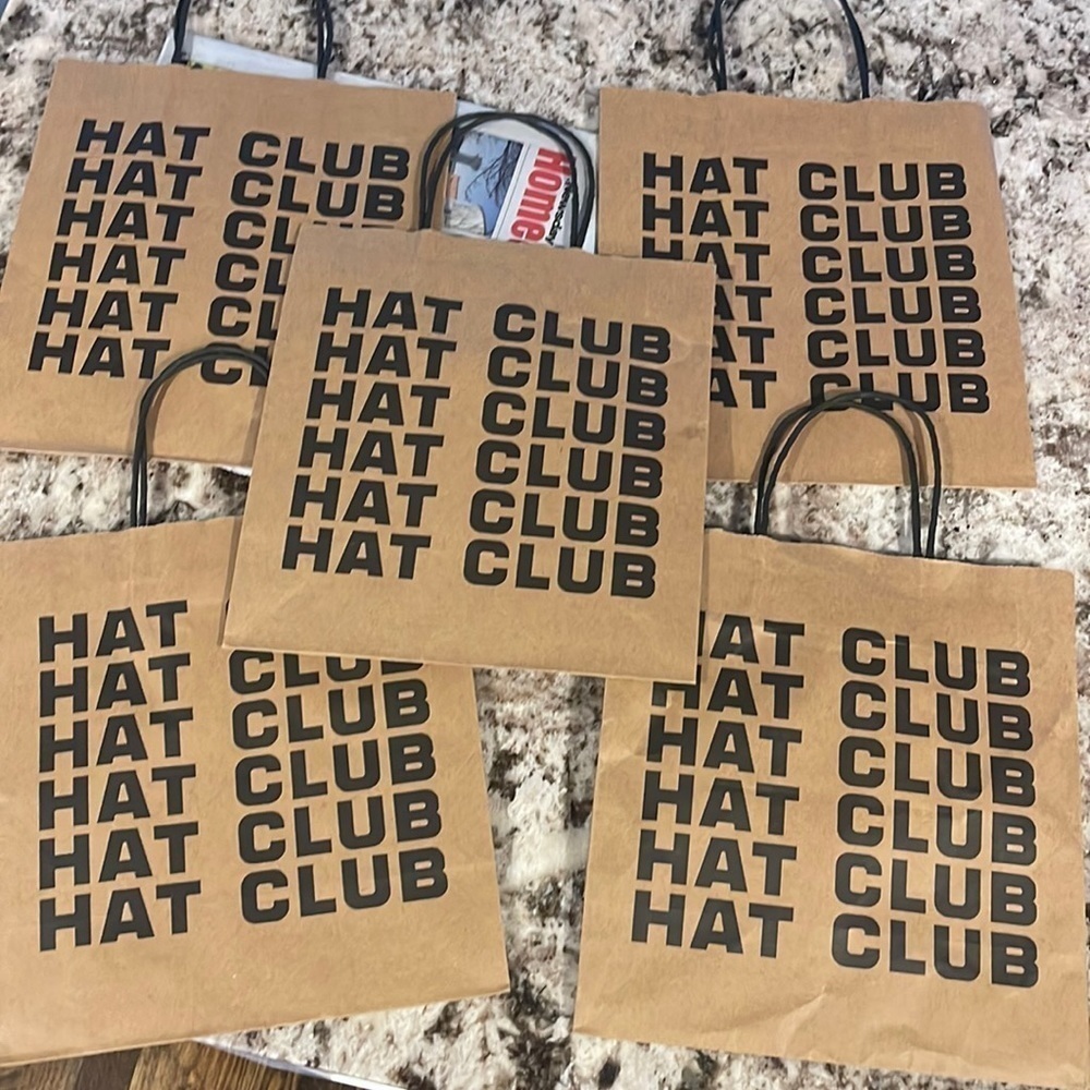 Empty shopping bag hat club bundle